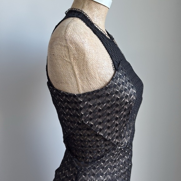 NSR Halter Crochet Midi Dress Size SMALL - Picture 5 of 8